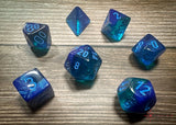 Chessex Polyhedral 7-Die Würfel-Set Opaque - Gelb/Schwarz