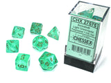 Chessex Polyhedral 7-Die Würfel-Set Opaque - Gelb/Schwarz