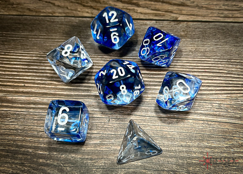 Chessex Polyhedral 7-Die Würfel-Set Opaque - Gelb/Schwarz