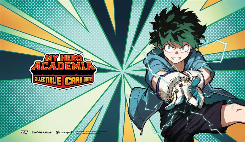 My Hero Academia CCG: Jet Burn Midoriya Playmat