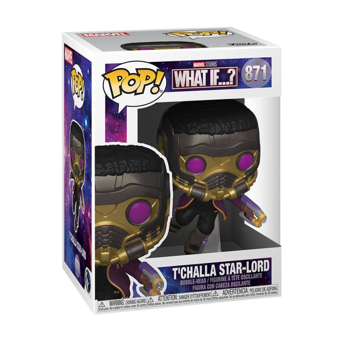 Funko POP! Marvel Studios What If...? - T'Challa Star-Lord #871