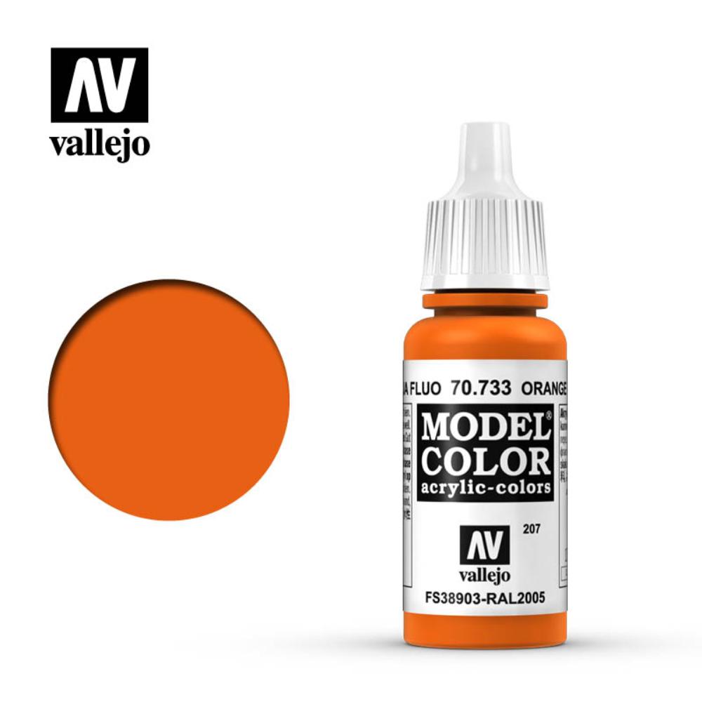 Model Color - 207 - Orange fluoreszierend/Fluorescent Orange, 17 ml (70.733)