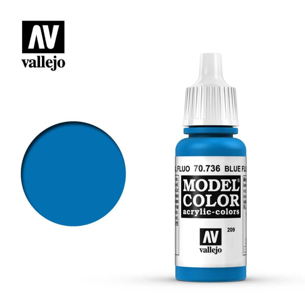 Model Color - 209 - Blau fluoreszierend/Fluorescent Blue, 17 ml (70.736)