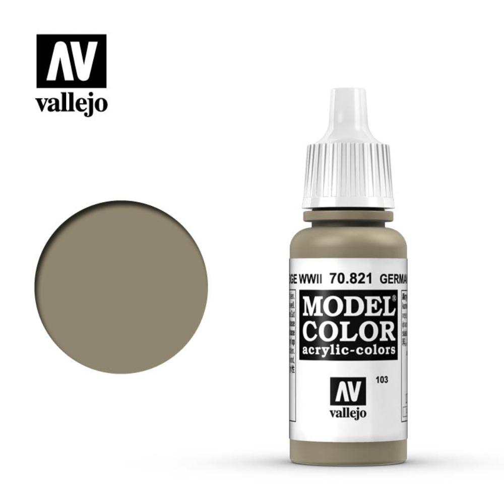 Model Color - 103 - Deutsche Tarnung Beige WWII/German Camouflage Beige WWII, 17ml (70.821)