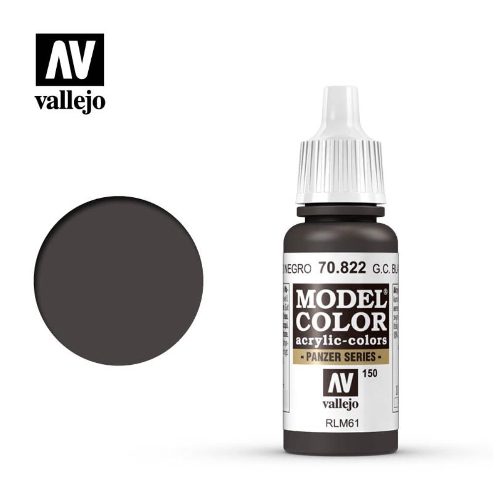 Model Color - 150 - Deutsche Tarnung Schwarzbraun/German Camouflage Black Brown, 17ml (70.822)