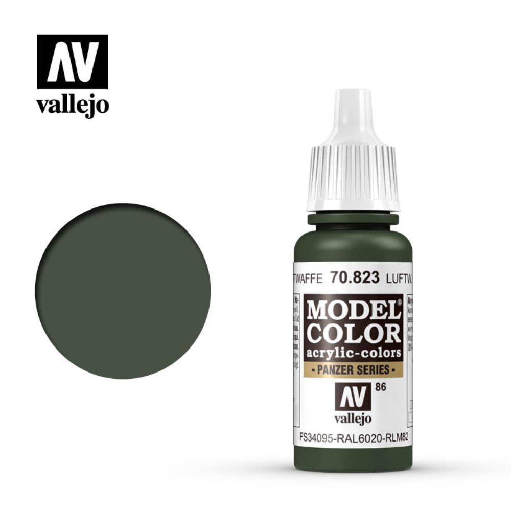 Model Color - 086 - Luftwaffe Tarnung Grün/Luftwaffe Camouflage Green, 17ml (70.823)