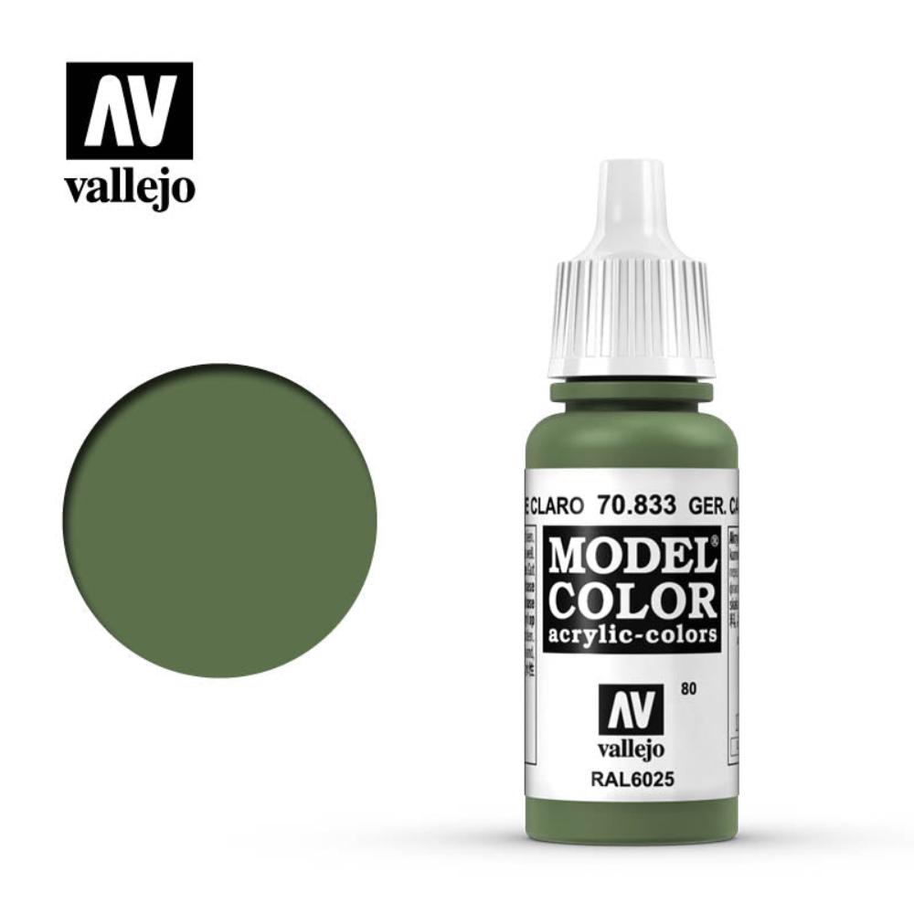 Model Color - 080 - Deutsche Tarnung Hellgrün/German Camouflage Bright Green, 17ml (70.833)