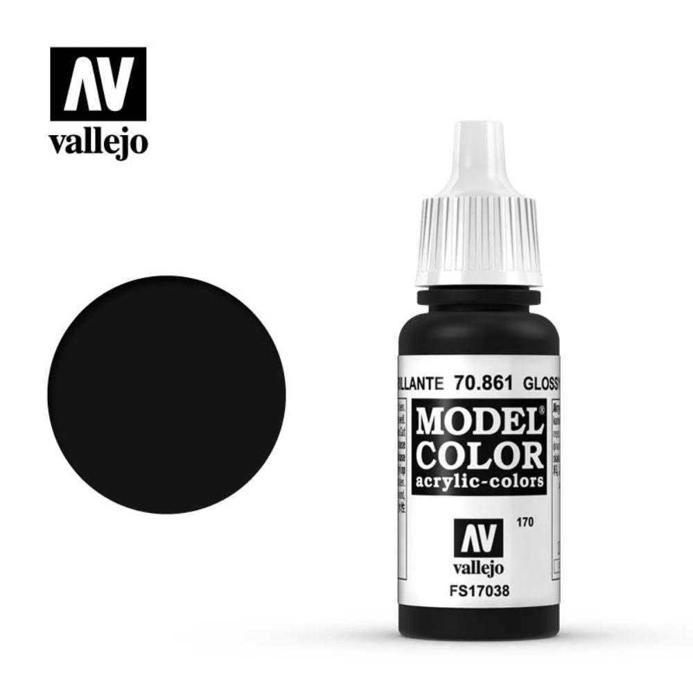 Model Color - 170 - Tiefschwarz glänzend/Glossy Black, 17 ml (70.861)