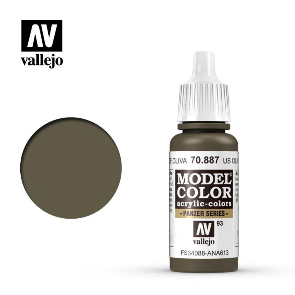 Model Color - 093 - US Braunoliv/US Olive Drab, 17 ml (70.887)