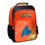 Pokemon Rucksack Glurak orange