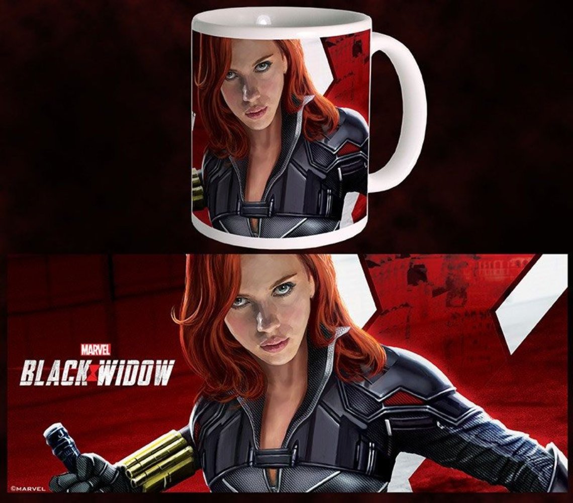 Black Widow Movie Tasse Fight