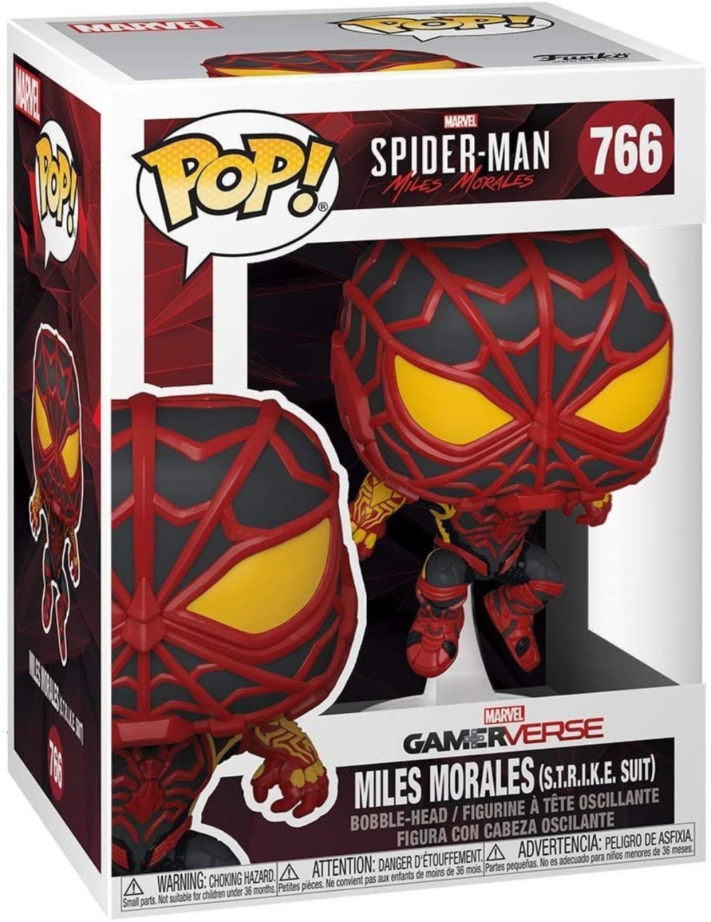 Funko POP! Spider Man Miles Morales - Miles Morales (S.T.R.I.K.E Suit) #766