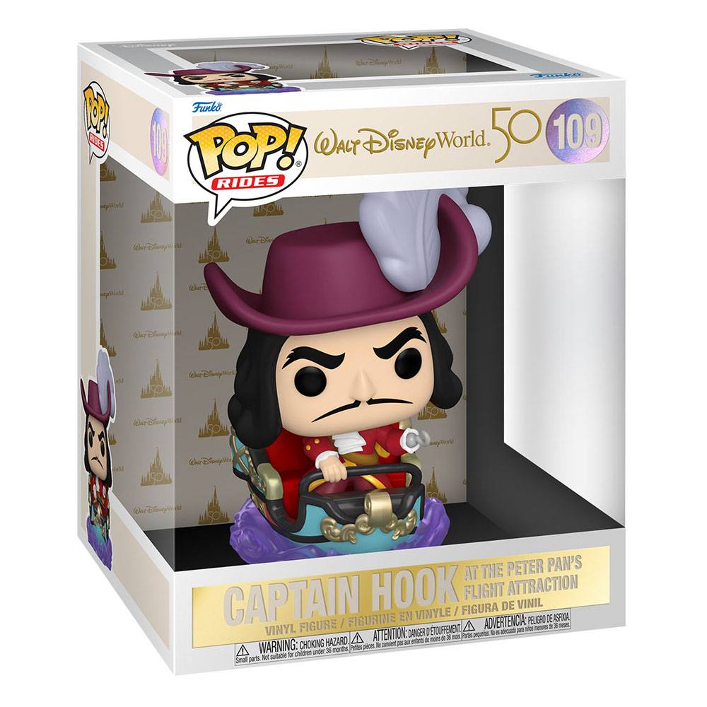 Funko POP! Walt Disney World 50th Anniversary - Captain Hook at the Peter Pan's Flight Attraction #109