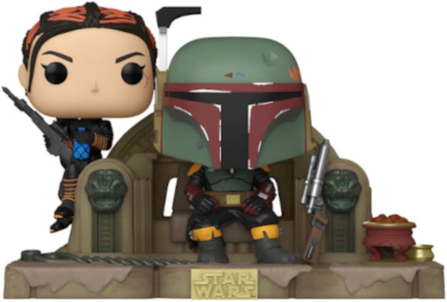 Funko POP! Star Wars - Boba Fett and Fennec on Throne #486