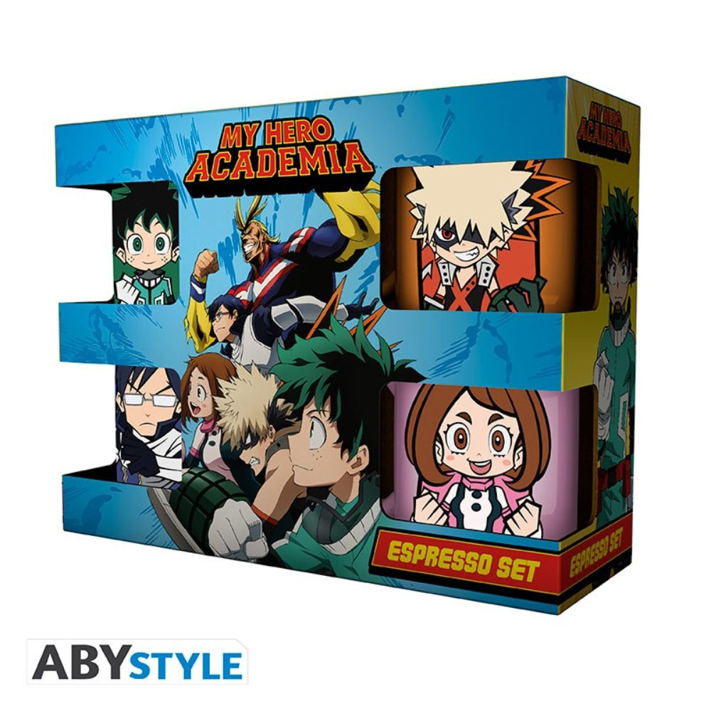 MY HERO ACADEMIA - Set 4 espresso mugs - Chibi