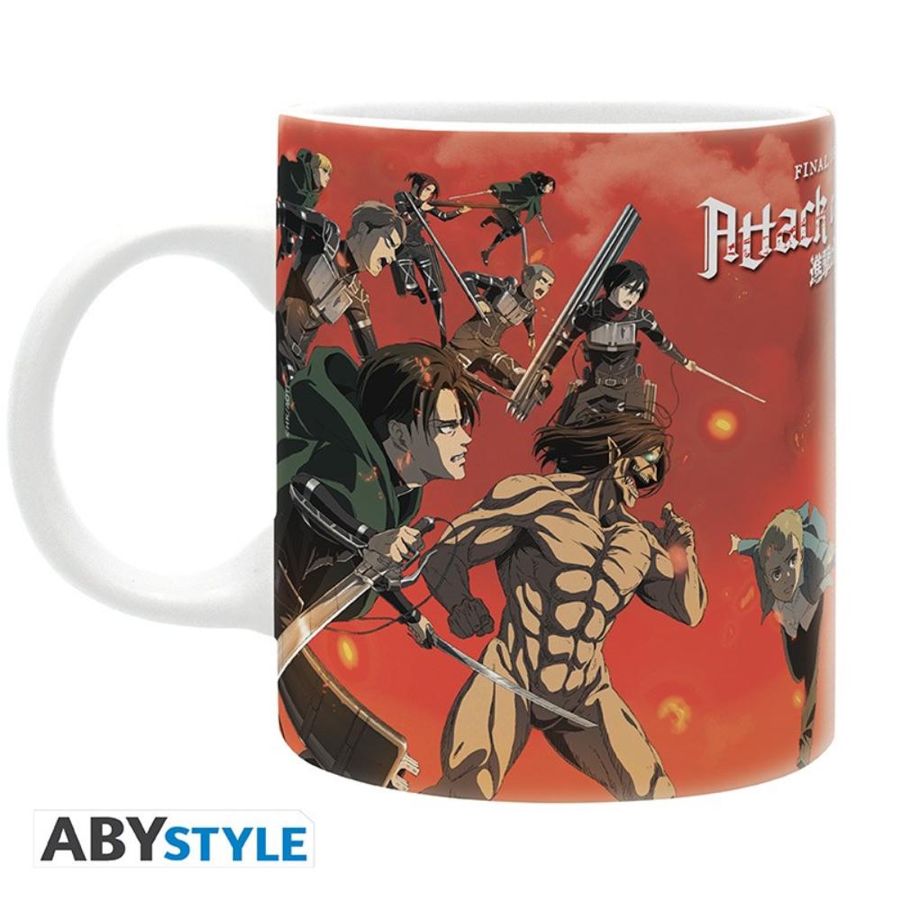 ATTACK ON TITAN - Mug - 320 ml - Battle scene season 4