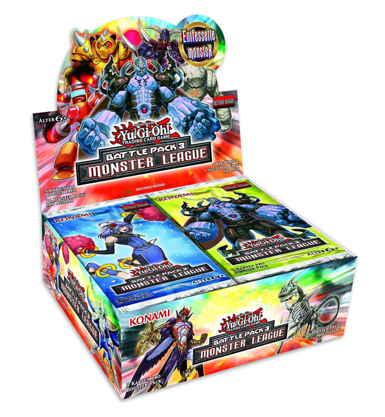 Yu-Gi-Oh! Battle Pack 3 Monster League - Booster Display Deutsch