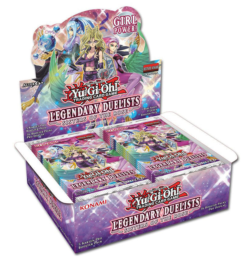 Yu-Gi-Oh! Legendary Duelists: Sisters of the Rose Booster Display (36 Boosters) Deutsch