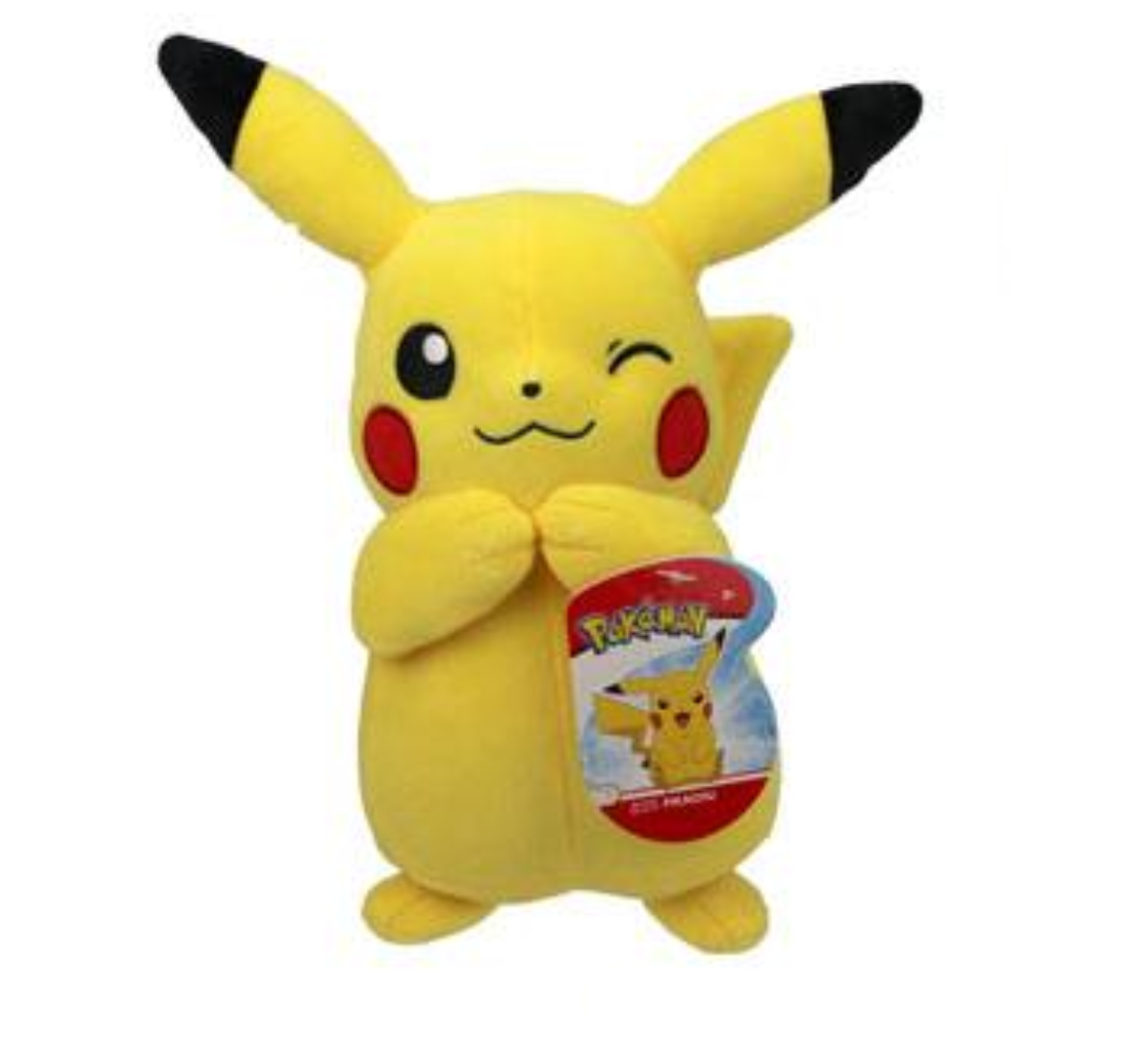 Pokémon Pikachu Plüschfigur (20 cm, Wave 5)