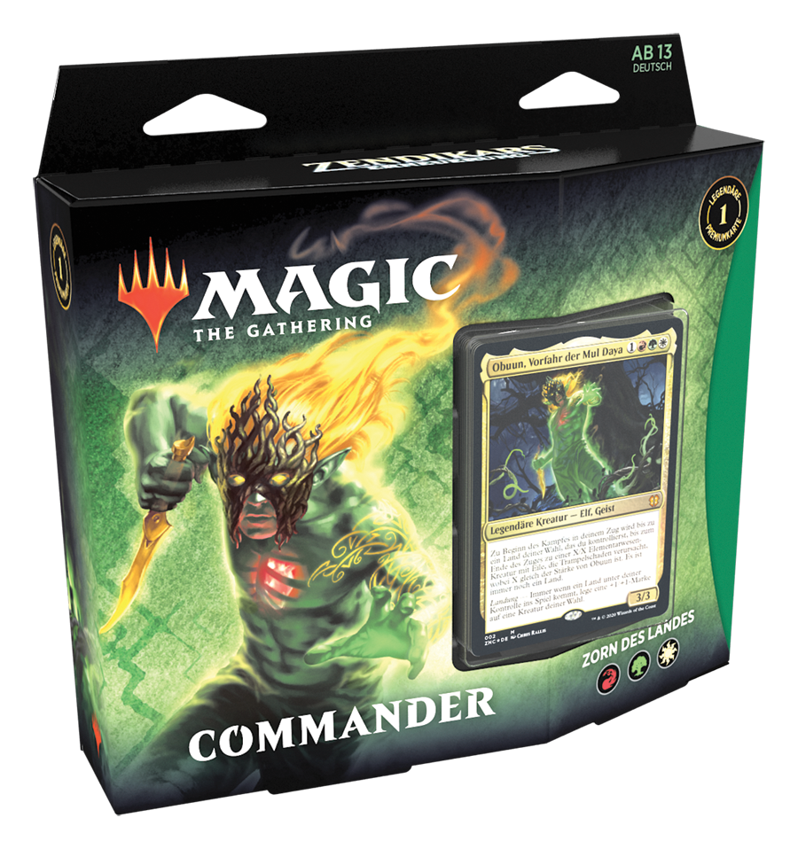 Zendikar Rising Commander-Deck Zorn des Landes - deutsch