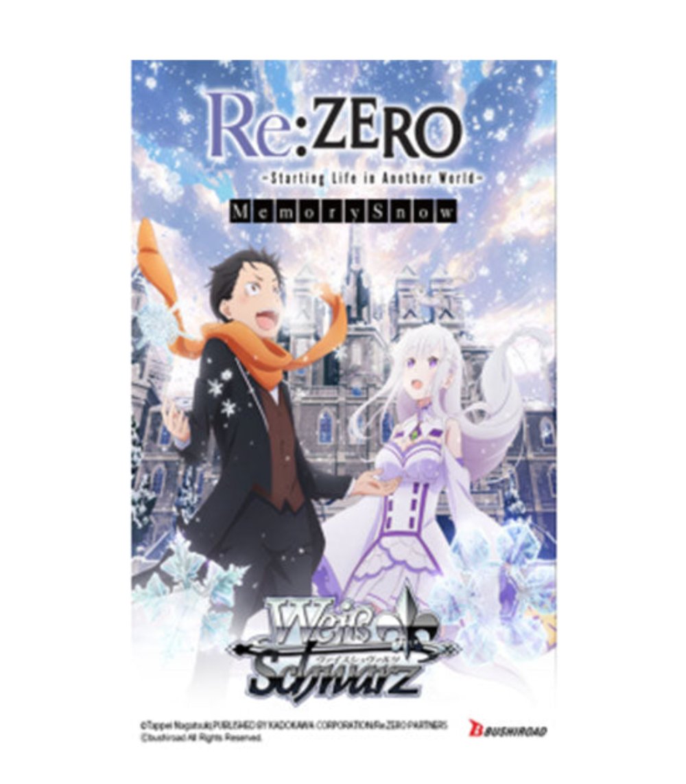 Weiß Schwarz - Re:ZERO Starting Life in Another World Memory Snow Booster englisch