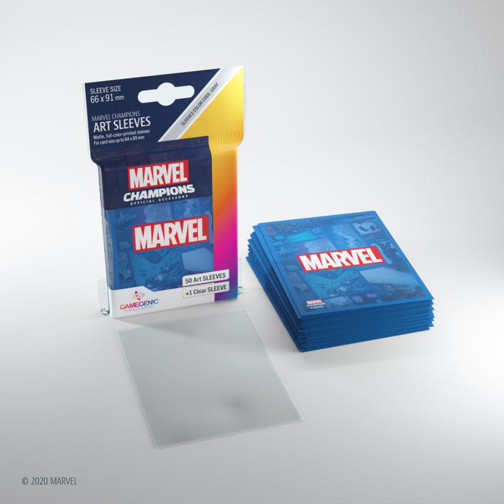 Marvel Champions Art Sleeves - Marvel Blue