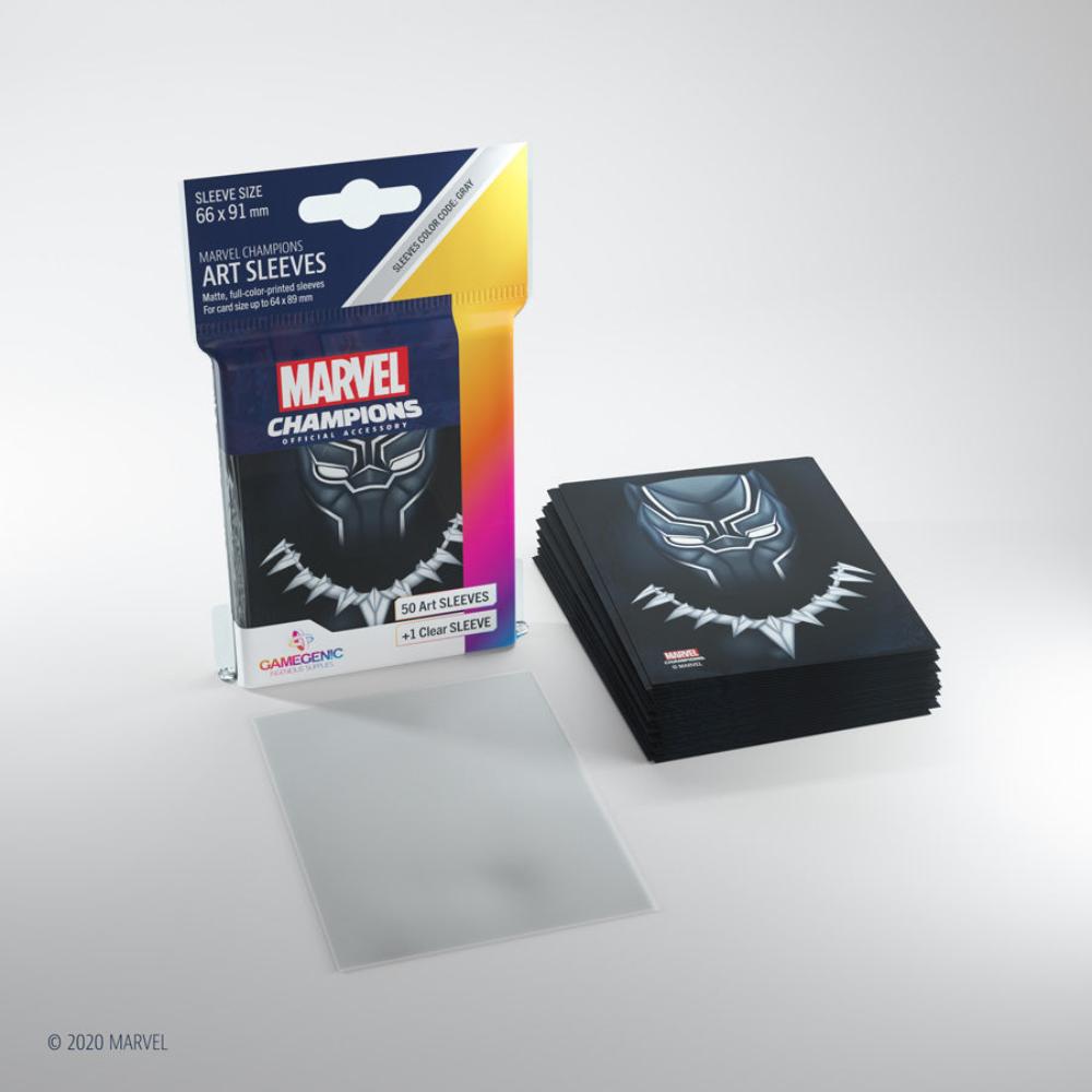 Marvel Champions Art Sleeves - Black Panther