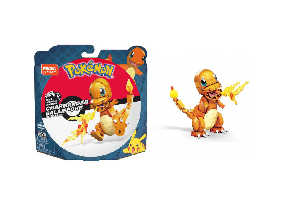 MATTEL Mega Construx Pokémon Medium Pokémon Charmander (Glumanda)