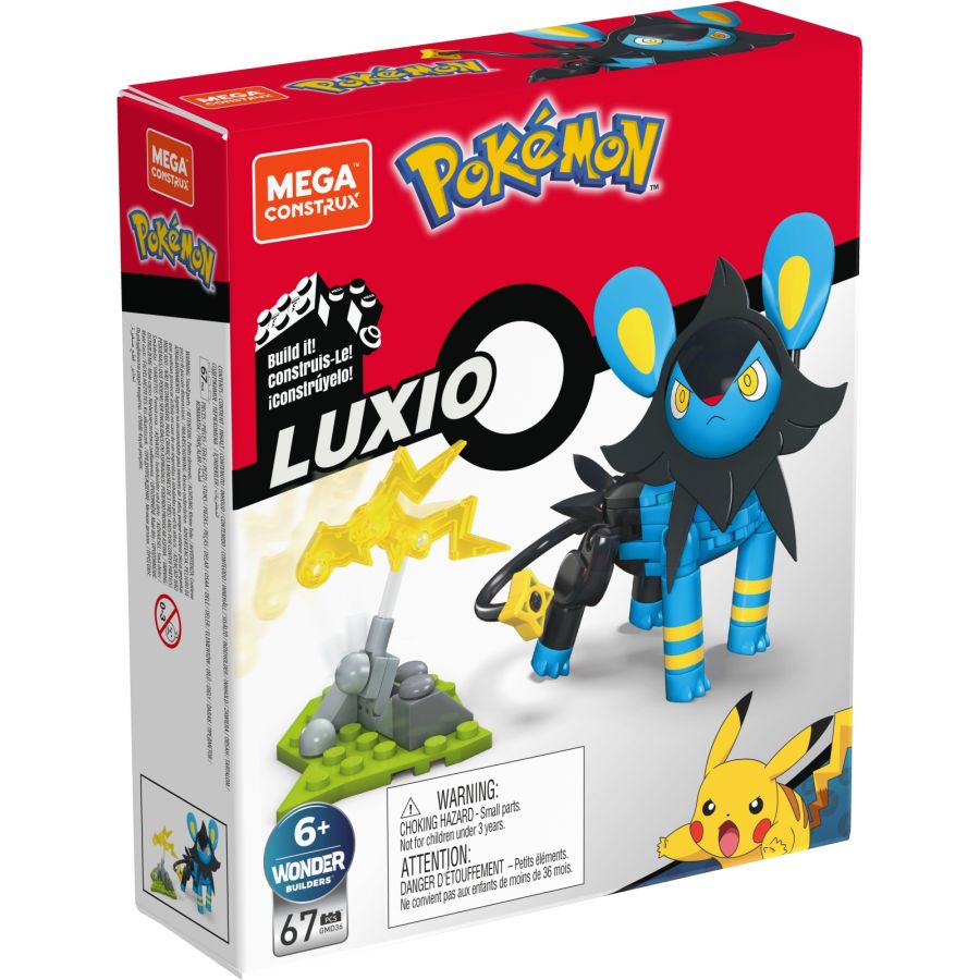 MATTEL Pokémon Mega Construx Medium Luxio