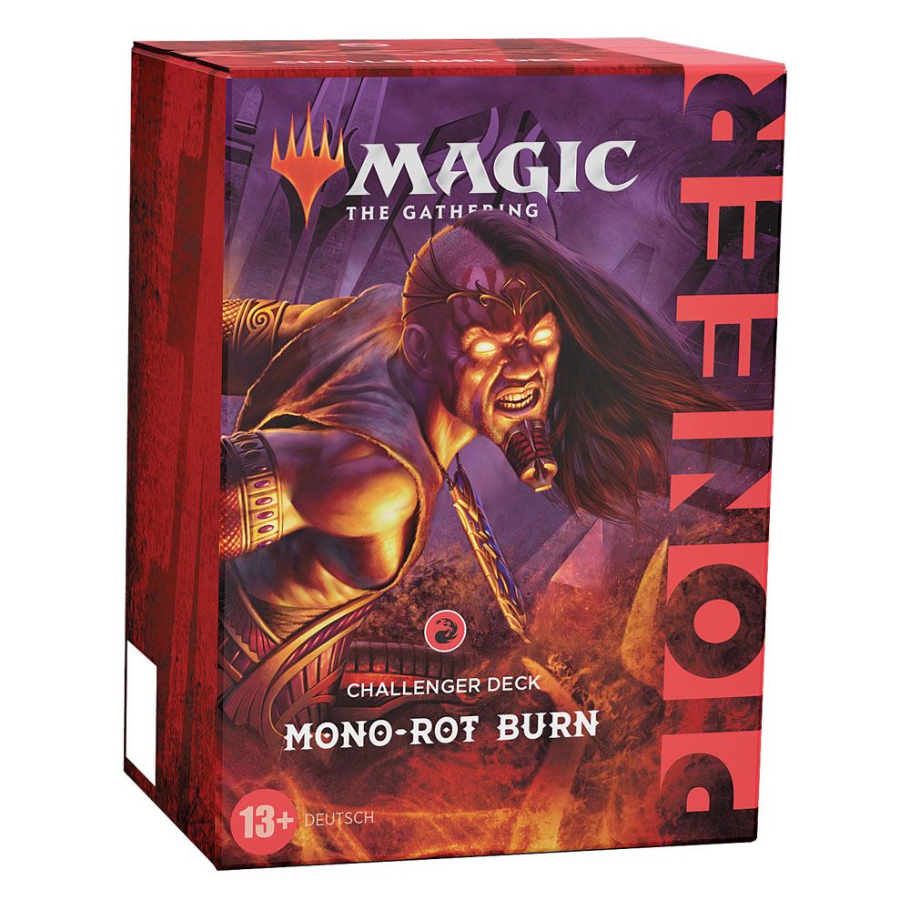 Pioneer Challenger Deck 2021 - Mono-Rot Burn - deutsch