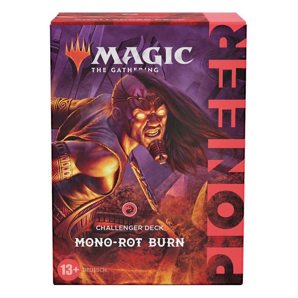 Pioneer Challenger Deck 2021 - Mono-Rot Burn - deutsch