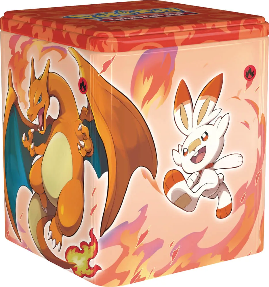 Pokémon - Stackable Tin Feuer - Herbst 2022 - deutsch