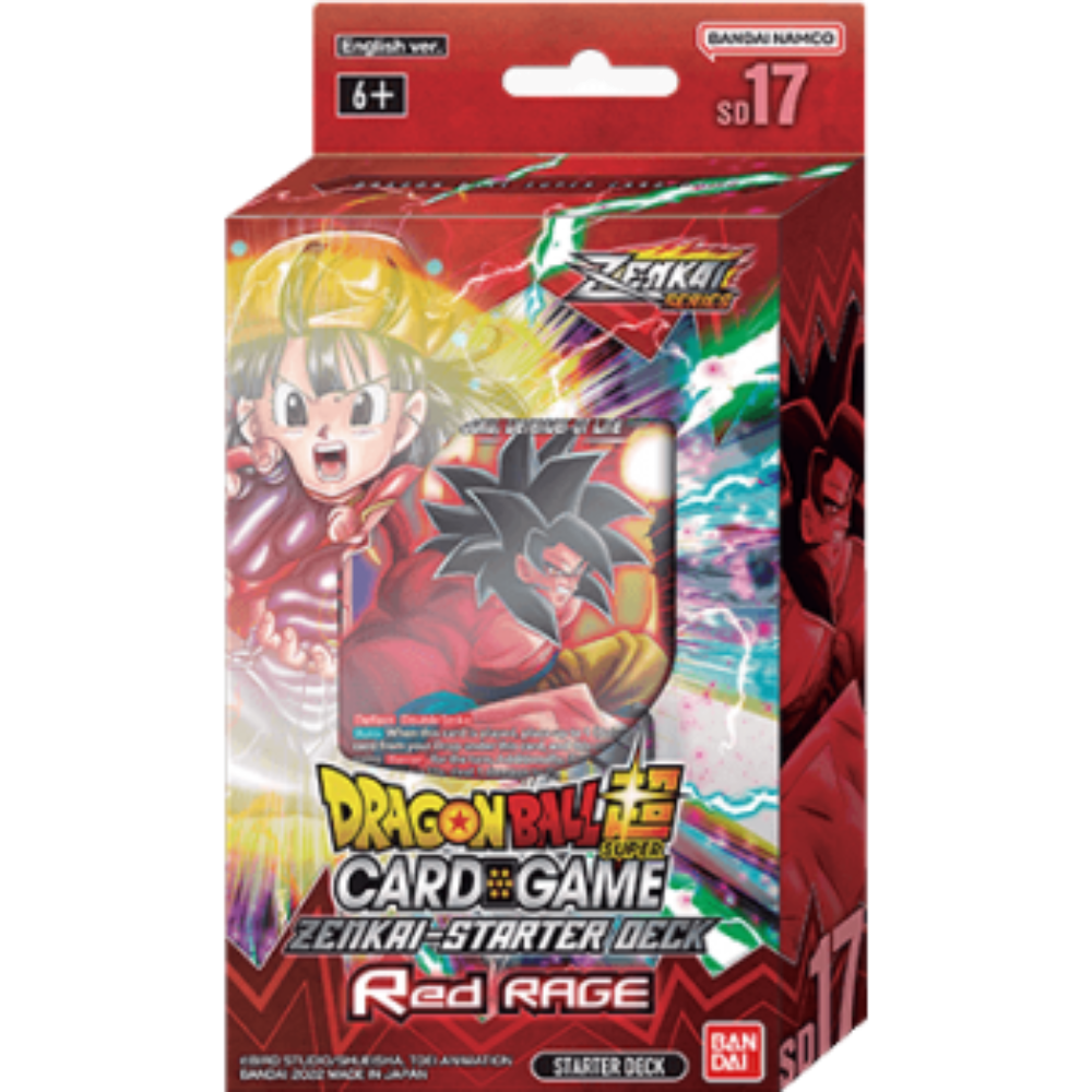 Dragon Ball Super Card Game - Zenkai Series SD17 Deck - Red Rage - englisch