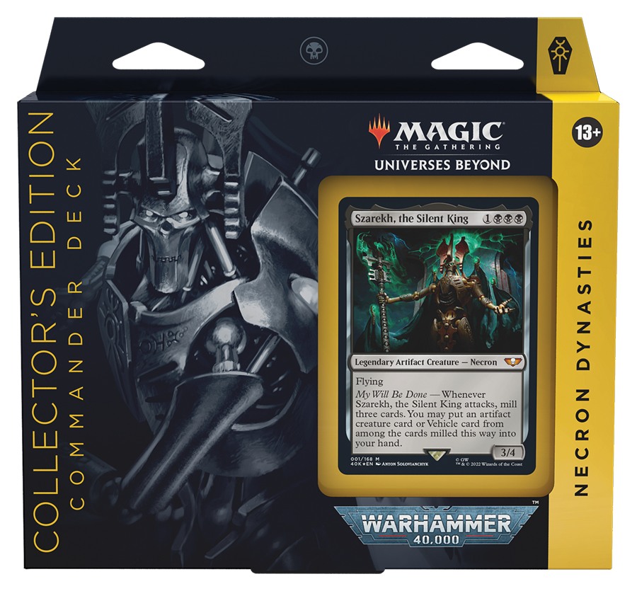 Universes Beyond: Warhammer 4K Commander Deck- Collector´s Edition - Necron Dynasties - englisch