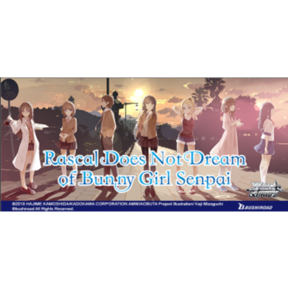 Weiß Schwarz - Booster Display: Rascal Does Not Dream of Bunny Girl Senpai (20 Packs) Reprint - EN