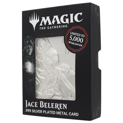 Magic: The Gathering Limited Edition .999 Silver Plated Jace Beleren Metal Collectible