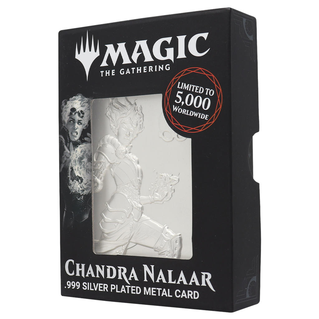 Magic: The Gathering Limited Edition .999 Silver Plated Chandra Nalaar Metal Collectible