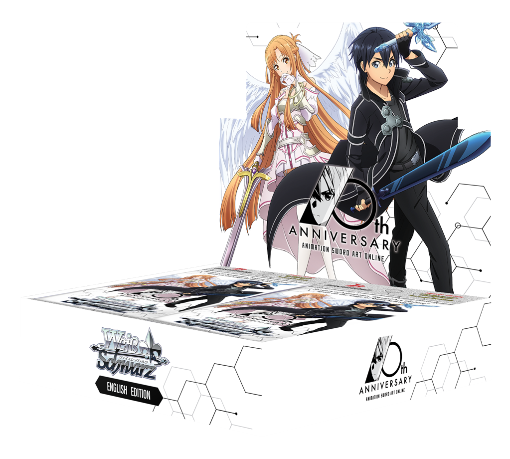 Weiß Schwarz - Animation Sword Art Online 10th Anniversary Booster Display (16 Packs) - englisch