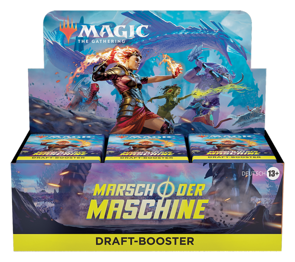 Marsch der Maschine - Draft-Booster Display (36 Booster) - deutsch