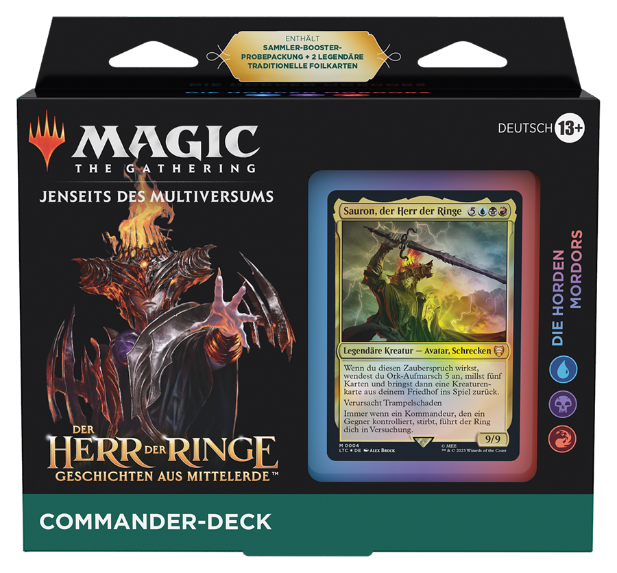 Der Herr der Ringe: Geschichten aus Mittelerde Commander Deck Die Horde Mordors - deutsch