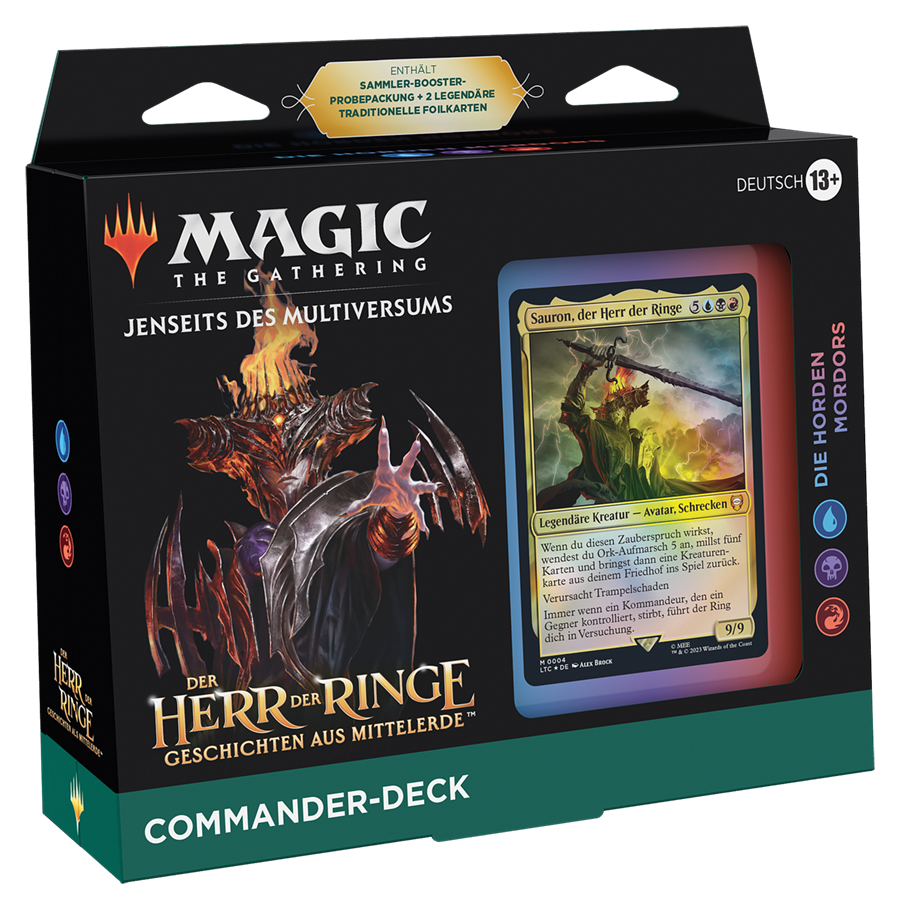 Der Herr der Ringe: Geschichten aus Mittelerde Commander Deck Die Horde Mordors - deutsch