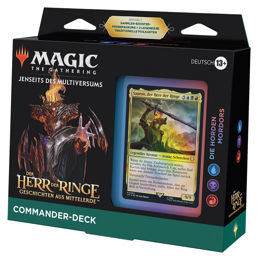 Der Herr der Ringe: Geschichten aus Mittelerde Commander Deck Die Horde Mordors - deutsch