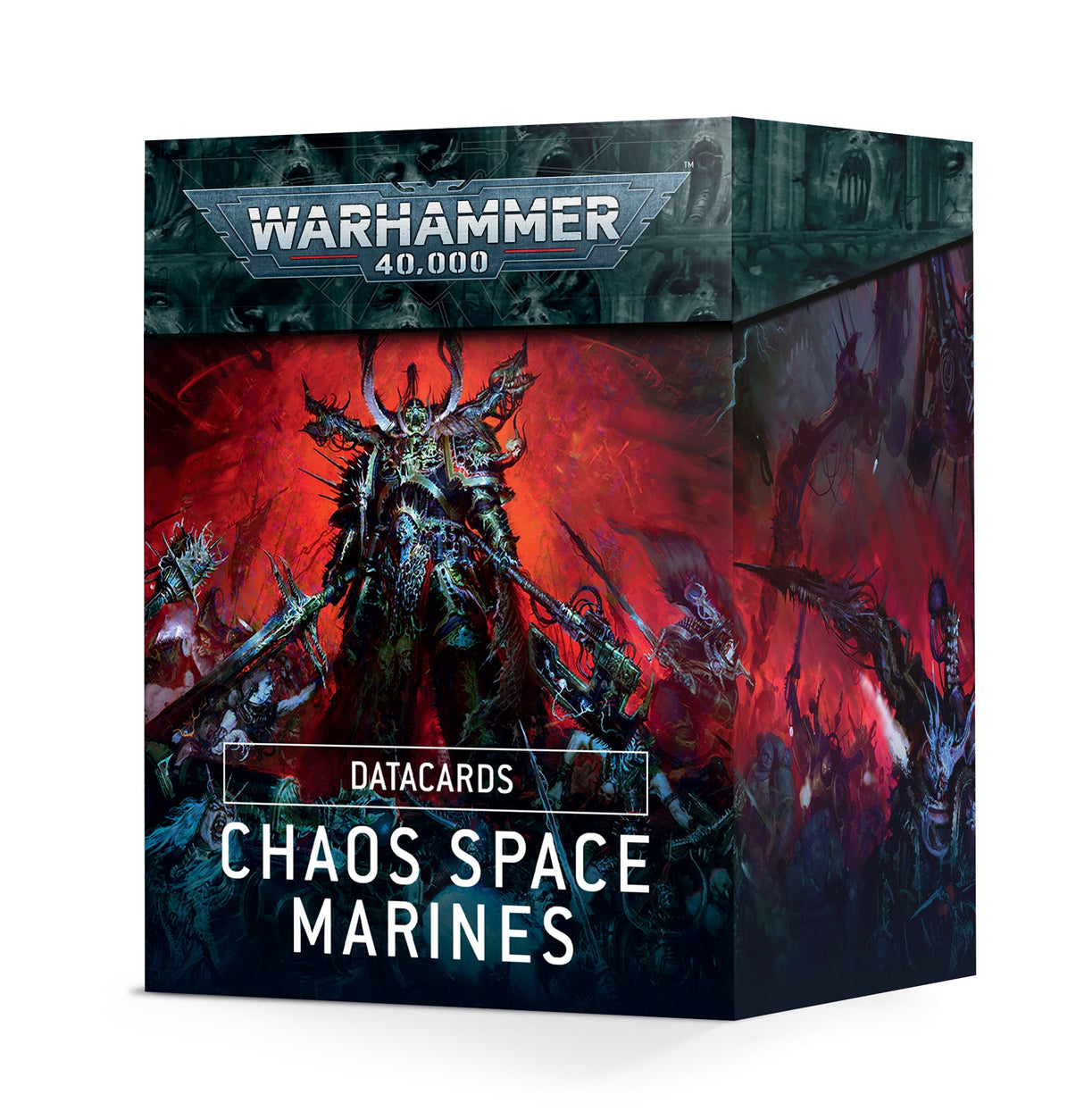 Warhammer 40.000 Chaos Space Marines Datacards Englisch