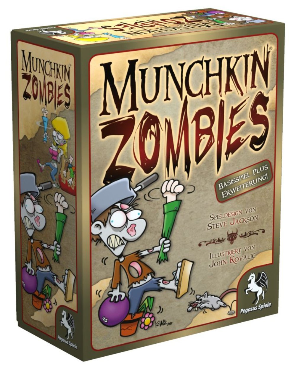 Munchkin Zombies 1+2 (Basisspiel + Erweiterung)