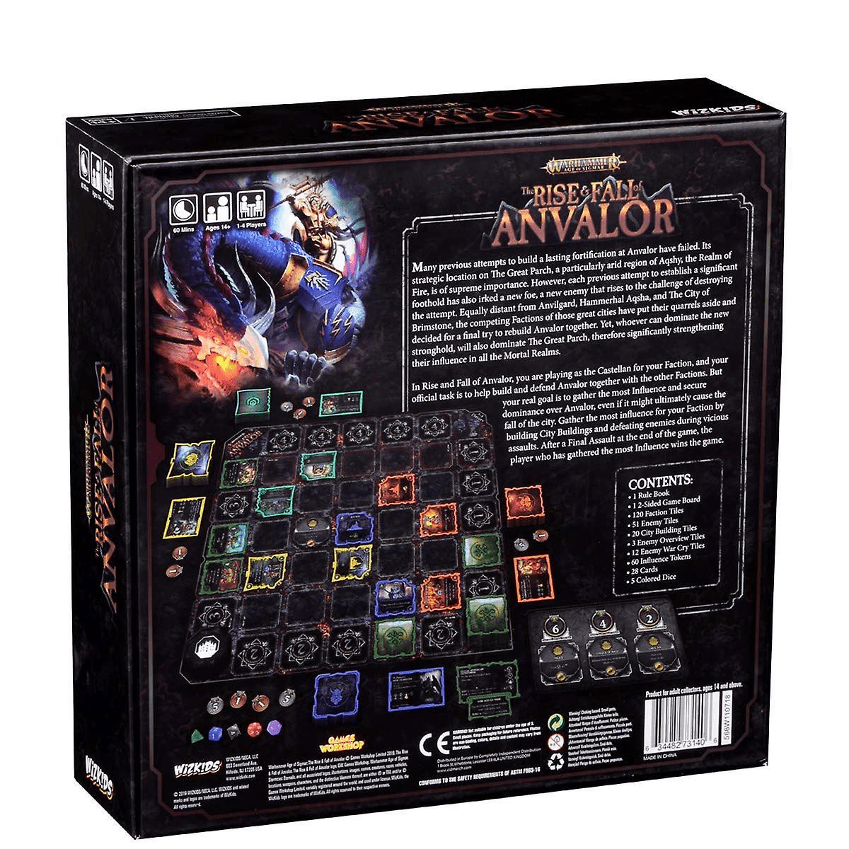 Warhammer Age Of Sigmar - Brettspiel The Rise And Fall of Anvalor - englisch