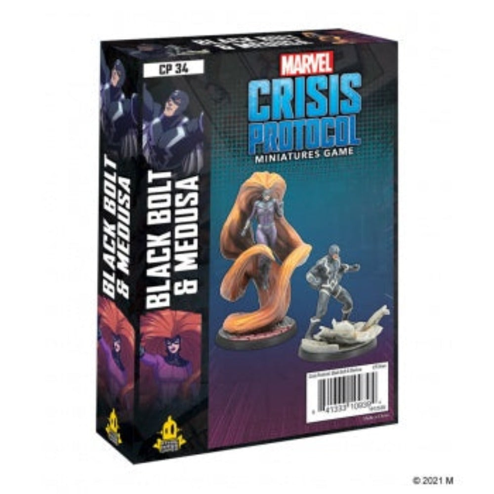 Marvel: Crisis Protocol Miniatures Game: Black Bolt & Medusa Character Pack - EN