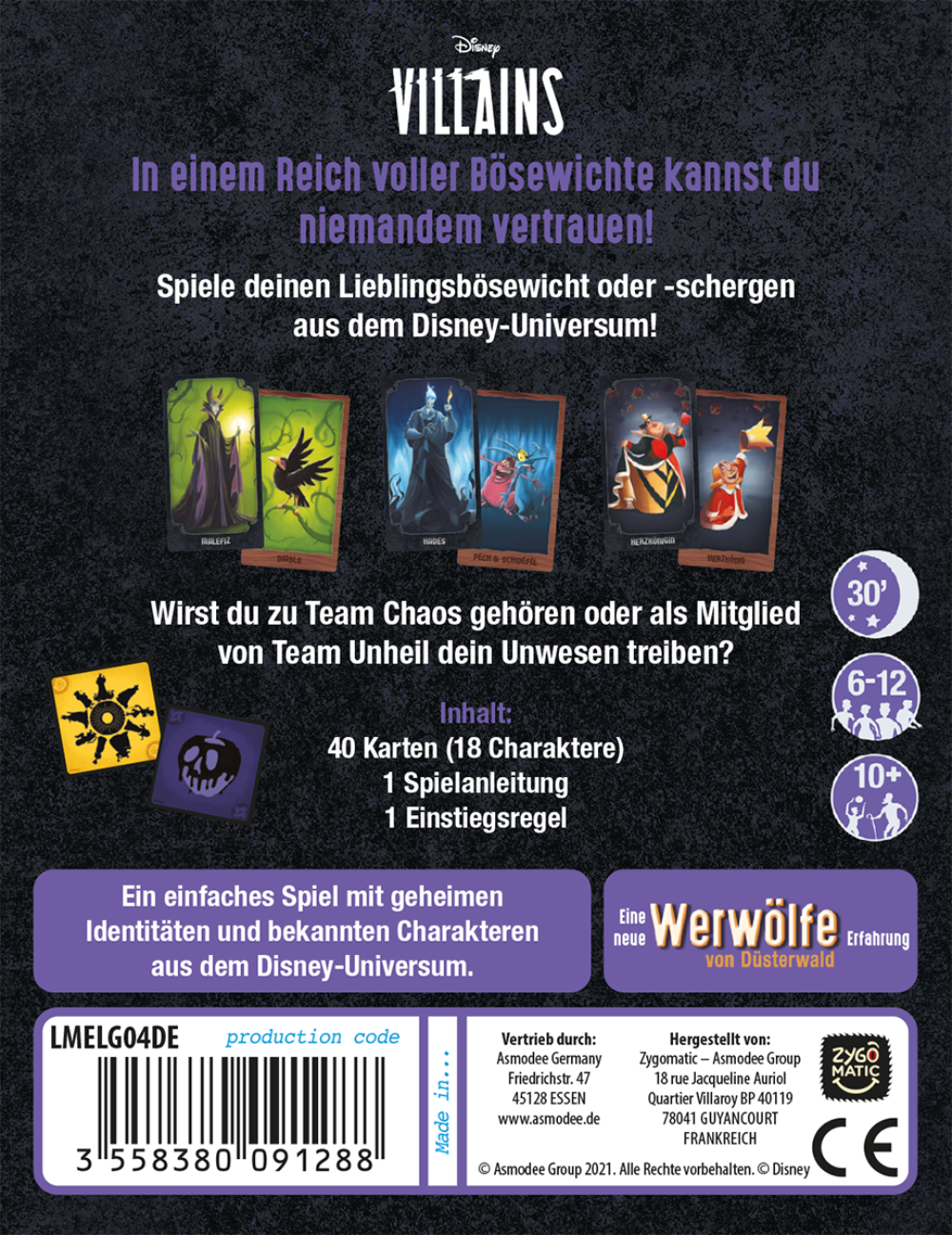 Disney Villains - Versammlung des Bösen • DE