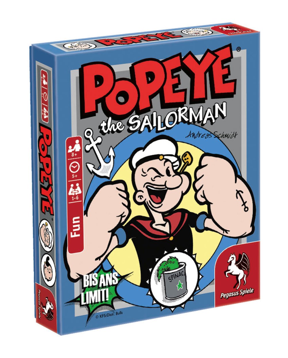 Popeye the Sailorman: Bis ans Limit! (Bierdeckelspiel)