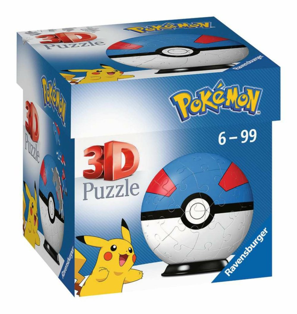 Pokémon - Pokéball 3D-Puzzleball - Superball