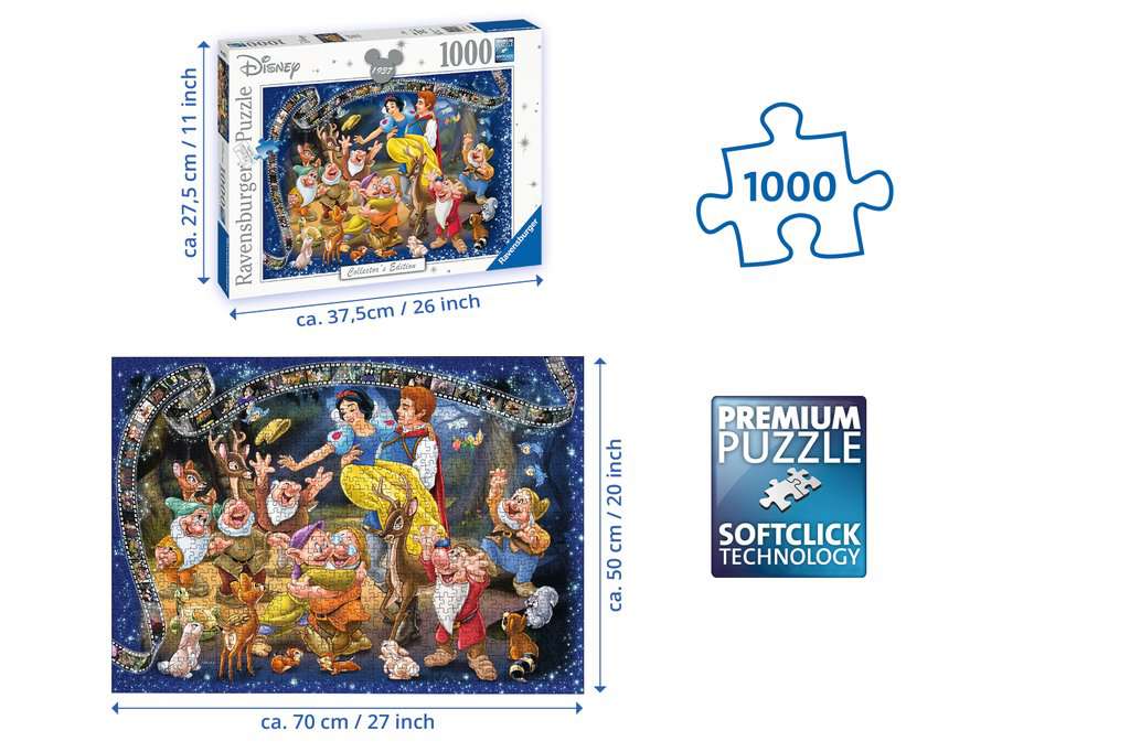 Disney - Schneewitchen Puzzle - 1000 Teile